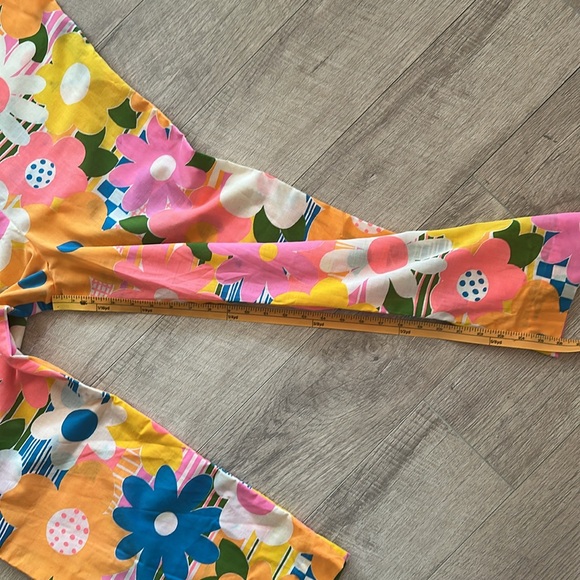 Vintage 70s Handmade Floral Flower Power Jumpsuit - Picture 9 of 10